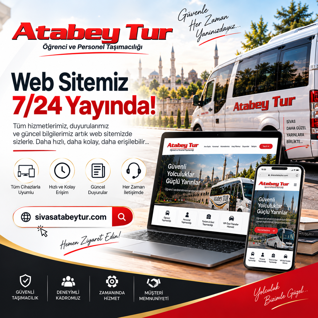 Web Sitemiz 7/24 Hizmetinizde!
